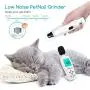 Bonve Pet Dog Nail Grinder, Electric Cat Nail Clippers 2 Speeds 8H Running Time Pet Nail Grinder Paws Trimmer Quiet Smoothing Painless Cordless for Small Medium Large Dogs Cats Pets Bonve Pet Dog Nail Grinder, Electric Cat Nail Clippers 2 Speeds 8H Running Time Pet Nail Grinder Paws Trimmer Quiet Smoothing Painless Cordless for Small Medium Large Dogs Cats Pets