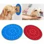 FADDA Dog Lick Mat Dispensing Mat with Suction, Slow Feeder, Lick Pad Suction to Wall for Pet Bathing Grooming Training