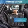 NOBLE DUCK Dog Car Seat Cover, Waterproof and Scratchproof Dog Car Seat, Nonslip Pet Car Seat with Mesh Window, Durable Dog Hammock with Side Flaps for Cars, Trucks and SUVs NOBLE DUCK Dog Car Seat Cover, Waterproof and Scratchproof Dog Car Seat, Nonslip Pet Car Seat with Mesh Window, Durable Dog Hammock with Side Flaps for Cars, Trucks and SUVs