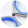 Pet Grooming Scissors Kit For Dogs or Cats - Thinning, Blending, Curved Shears with Rounded Tips- For Long Hair, Large or Small Dog, Cat - Set Includes Eye, Face Comb - Professional Groomer Supplies