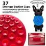 2 Pack Dog Lick Mat with Scrub Pad - Lick Mat for Dogs with Strong Suction - A Challenging Dog Lick Pad for Large and Small Dogs - Our Dog Licking Mat is a Lick Bowl Helpful for Bathing 2 Pack Dog Lick Mat with Scrub Pad - Lick Mat for Dogs with Strong Suction - A Challenging Dog Lick Pad for Large and Small Dogs - Our Dog Licking Mat is a Lick Bowl Helpful for Bathing