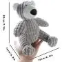 IFOYO Dog Squeaky Toy, Durable Dog Squeaker Toy Cute Animal Shaped Dog Interactive Toy Unique Tough Cloth Stuffed Dog Toy for Boredom IFOYO Dog Squeaky Toy, Durable Dog Squeaker Toy Cute Animal Shaped Dog Interactive Toy Unique Tough Cloth Stuffed Dog Toy for Boredom