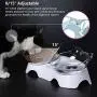Double Dog Cat Bowls with Raised Stand, Dog Cat Food and Water Bowls, 15 Degree Tilted Pet Bowl Stress-Reduce Neck Pain for Cats and Small Dogs Double Dog Cat Bowls with Raised Stand, Dog Cat Food and Water Bowls, 15 Degree Tilted Pet Bowl Stress-Reduce Neck Pain for Cats and Small Dogs