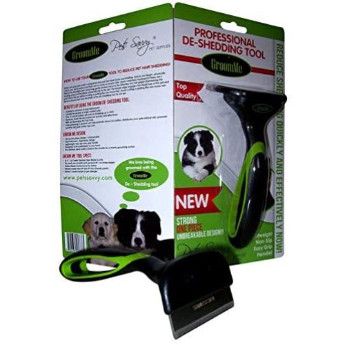 de Shedding Tool for Dog + Cat Grooming The Secret to Reducing Pet Shedding Quickly Up to 90% deshedder Tools for Dogs & Cats - Veterinary + Groomer Approved for All Pets