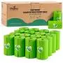 Compostable Poop Bags Certified, 240 Plant-Based Poop Bags for Dogs, Unscented Doggie Waste Bags - Vegetable-Based Extra Thick with 100% Leak-Proof, Green Poo Bags