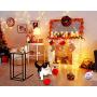 senyouth Cat Christmas Stocking, 10Pcs Cat Christmas Costume Toys, Cat Stockings Christmas Toys Cat Clothes for Cats Only, Cat Costumes for Indoor Cats Cat Interactive catnipToys for Kitten and Cats