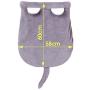 PAWZ Road Cat Sleeping Bag Self-Warming Kitty Sack Grey