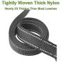 Eco-clean 6 FT Reflective Dog Leash with 2 Handles for Large Dogs