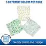 Pet Magasin Reusable Dog Diapers Sanitary Wraps, 3-Pack, Trending, Large