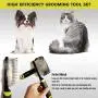 Dogs Grooming Dematting Comb Detangling Deshedding Tool Steel Cats Hair Comb Dogs Grooming Dematting Comb Detangling Deshedding Tool Steel Cats Hair Comb