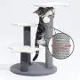 Poils bebe Cat Tree Tower for Indoor Cats, 25-inch Star and Moon Climbing Modern Furniture Scratching Post and Perch for Middle Sized Cats and Small Kitten Poils bebe Cat Tree Tower for Indoor Cats, 25-inch Star and Moon Climbing Modern Furniture Scratching Post and Perch for Middle Sized Cats and Small Kitten