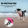 PoyPet No Pull Dog Harness, Reflective Vest Harness with 2 Leash Attachments and Easy Control Handle for Small Medium Large Dog PoyPet No Pull Dog Harness, Reflective Vest Harness with 2 Leash Attachments and Easy Control Handle for Small Medium Large Dog