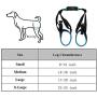 Dog Lift Harness - Dog Lift Support Harness for Weak Rear Legs, Veterinarian Approved Dog Handicap Harness Help for Small Medium Large Dogs, Adjustable Straps for Old, Disabled, Joint Injuries