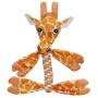 Jolly Pets Flathead Tug/Squeak Animal Shaped Dog Toys