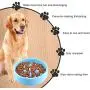 Pet Bowl, Environmentally Friendly Materials Feeder Dog Cat Bowl Slow Feeder(Blue) Pet Bowl, Environmentally Friendly Materials Feeder Dog Cat Bowl Slow Feeder(Blue)