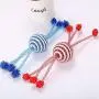 Dongdexiu Pet Supplies 3 PCS Cat Grinding Toy Ball Rotating Cat Interactive Toy(Blue) Pet Toys