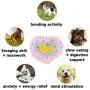 GoFika Small Dogs Slow Feeding Snuffle Foraging Mat Cloth for Puppies and Pets (14'' x 11.8'') Interactive Puzzle Feeder for Stimulation and Nosework (Pink) GoFika Small Dogs Slow Feeding Snuffle Foraging Mat Cloth for Puppies and Pets (14'' x 11.8'') Interactive Puzzle Feeder for Stimulation and Nosework (Pink)