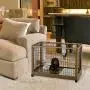 Richell Wood Mobile Pet Pen 940, Autumn Matte Finish Richell Wood Mobile Pet Pen 940, Autumn Matte Finish