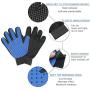 Hello Puppy Silicone PET Deshedding Glove for Gentle and Efficient Pet Grooming. Pet Massage Gloves Skin, Gently Remove The Hair (Right Hand)