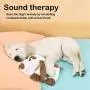 Moropaky Puppy Toy Heartbeat Toy for Anxiety Relief, Behavioral Training Aid Toy for Dog Calming Sleeping Soother Cuddle Snuggle Your Pet