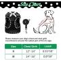 PUPTECK Puppy Harness and Leash Set for Small Dogs Cats - Soft Mesh Adjustable No Pull Dog Vest Harness with Cute Polka Dot and Bowknot