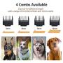 Maxshop Dog Grooming Kit, Low Noise Rechargeable Dogs Shaver Clippers Electric Quiet Dog Hair Trimmer for Dogs and Cats with Comb Guides Scissors