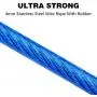Petbobi 30 ft Tie Out Cable for Dog with Durable Spring and Metal Swivel Hooks for Outdoor, Yard and Camping, Rust- Proof Training Tether for Small to Medium Dogs Up to 85 Pounds, Blue Petbobi 30 ft Tie Out Cable for Dog with Durable Spring and Metal Swivel Hooks for Outdoor, Yard and Camping, Rust- Proof Training Tether for Small to Medium Dogs Up to 85 Pounds, Blue