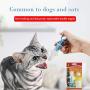 Pet Pill Popper Soft Tip Plastic Syringe for Pet Feeding Oral Syringe and Medicine Dropper Pet Liquid Feeding Kit for Cats Dogs Small Animals