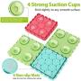 Slow Feeder Dog Bowls, Lick Mat Dog Bowl 4-in-1 Dog Licking Pad with Suction Cup, Silicone Non Slip Dog Lick Bowl with Small Silicone Spatulas for Grooming, Pet Bathing,Training