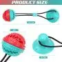 JESTOP Dog Chew Toys with Bell, Suction Cup Teething Rope Toys for Small and Large Dogs, Dogs Training Treats Toy, Multifunctional Interactive Pet Toy JESTOP Dog Chew Toys with Bell, Suction Cup Teething Rope Toys for Small and Large Dogs, Dogs Training Treats Toy, Multifunctional Interactive Pet Toy