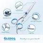 GLADOG Professional Dog Grooming Scissor with Safety Round Tips, Stainless Steel Pet Grooming Scissors, Sharp and Durable Pet Grooming Shears/Pet Combs for Dogs and Cats GLADOG Professional Dog Grooming Scissor with Safety Round Tips, Stainless Steel Pet Grooming Scissors, Sharp and Durable Pet Grooming Shears/Pet Combs for Dogs and Cats