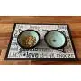 PetRageous Buddys Best Steel Frame Non-Skid Raised Dog Feeder 13-Inch Long by 5.75-Inch Wide by 3-Inch Tall with 2 Dishwasher Safe Stoneware 6-Inch 2-Cup Capacity Bowls PetRageous Buddys Best Steel Frame Non-Skid Raised Dog Feeder 13-Inch Long by 5.75-Inch Wide by 3-Inch Tall with 2 Dishwasher Safe Stoneware 6-Inch 2-Cup Capacity Bowls