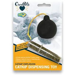 OurPets Catnip Vinyl Refillable Bomb Cat Toy Catnip Explosion