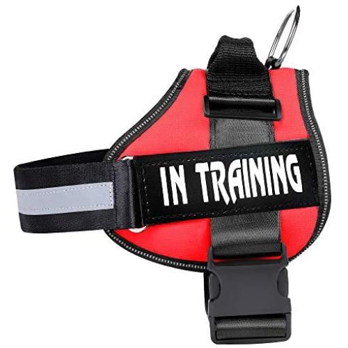 WOCUME Dog Harness No Pull Adjustable Pet Vest Harness Training Vest Working Dog Chest Harness with Handle,No More Pulling, Tugging or Choking