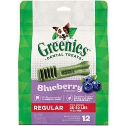 Greenies Blueberry Natural Dental Dog Treats, 12oz Packs