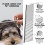 Pet Grooming Tool Dematting Comb Grooming Hedding Pet Brush Butter Comb Nail Clipper Set for Cats & Dogs