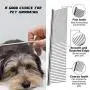 Pet Grooming Tool Dematting Comb Grooming Hedding Pet Brush Butter Comb Nail Clipper Set for Cats & Dogs