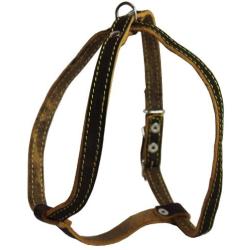 Real Leather Dog Harness, 15''-19'' Chest Size, 1/2'' Wide, Poodle