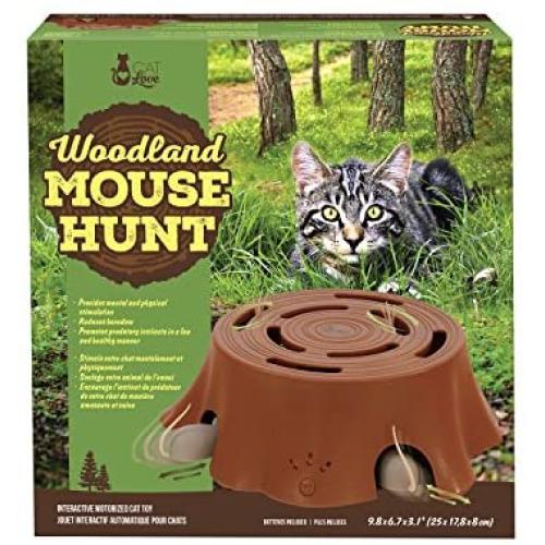CAT LOVE Woodland Mouse Hunt Interactive Toy