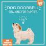 DOYOO 2 Pack Dog Doorbells for Dog Training Adjustable Door Bell Premium Quality - 7 Extra Large Loud 1.4'' DoorBells for Puppy with Collapsible Travel Pet Cat Dog Bowl