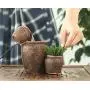 THMY Cat Water Fountains, Pet Drinking Fountain, Automatic Circulation Water Dispenser Ceramic Pet Water Fountain for Cat Dog - Dark Brown THMY Cat Water Fountains, Pet Drinking Fountain, Automatic Circulation Water Dispenser Ceramic Pet Water Fountain for Cat Dog - Dark Brown