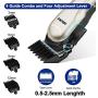 AIBORS Dog Clippers for Grooming for Thick Coats Heavy Duty Low Noise Rechargeable Cordless Pet Hair Grooming Clippers, Professional Dog Grooming Kit Dog Trimmer Shaver for Small Large Dogs Cats Pets