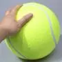 Coolcooldo 24CM Giant Tennis Ball for Pet Chew Toy Big Inflatable Tennis Ball Signature Mega Jumbo Pet Toy Ball Supplies Outdoor Cricket Coolcooldo 24CM Giant Tennis Ball for Pet Chew Toy Big Inflatable Tennis Ball Signature Mega Jumbo Pet Toy Ball Supplies Outdoor Cricket
