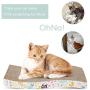 WANTRYAPET 2 Pack Cat Scratcher Cardboard,Scratch Pad with Different Scratch Textures Design,Scratching Pad Reversible, Durable Recyclable Cardboard with Catnip