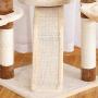 LXHONG-Cat tree with Sisal Climbing Ladder, Stable and Reliable Cat Tower, Cat Climbing Tower with Cat Litter for Living Room Next to The TV Cabinet Sisal, Easy to Install