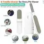 VavoPaw Pet Hair Remover Brush, Upgraded Dog Cat Hair Remover Reusable Lint Brush for Couch, Car Seat, Carpet, Travel Compact-Size Brush Included VavoPaw Pet Hair Remover Brush, Upgraded Dog Cat Hair Remover Reusable Lint Brush for Couch, Car Seat, Carpet, Travel Compact-Size Brush Included