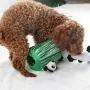 IFOYO Dog Squeaky Toy, Large Durable Hide Seek Puzzle Plush Interactive Dog Toys Medium/Small Dogs, Pets, Halloween Christmas Dog Toy