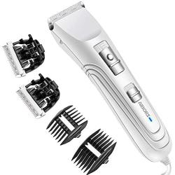 AIBORS Dog Grooming Clippers kit with 12V High Power Low Noise for Thick Coats Heavy Duty Plug-in Pet Trimmer Electric Professional Hair Clippers for Dogs Cats Pets, 2 Pack Blades