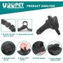 voopet No Pull Dog Harness, Pet Halter Adjustable Reflective Oxford Material Vest with Handle for Dogs Easy Control - No More Tugging or Choking