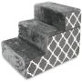 Made in USA Foldable Pet Steps/Stairs with CertiPUR-US Certified Foam for Dogs and Cats by Best Pet Supplies